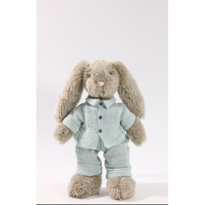 30cm Brown Bunny Blue Suit