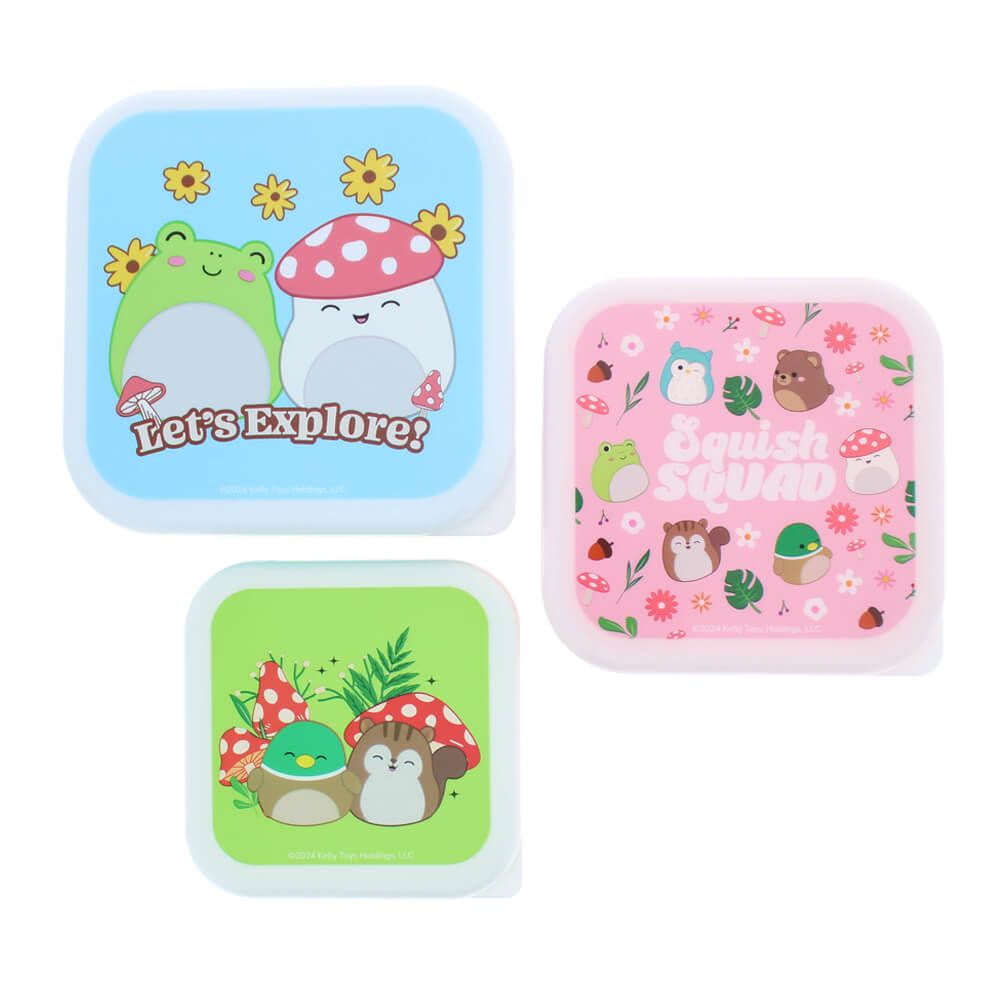 SQUISHMALLOWS COTTAGE COLLECTION STORAGE POTS (3 ASST)