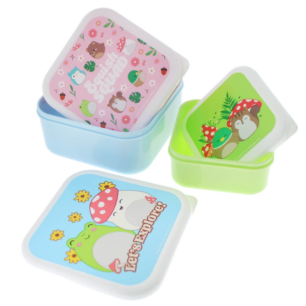 SQUISHMALLOWS COTTAGE COLLECTION STORAGE POTS (3 ASST)