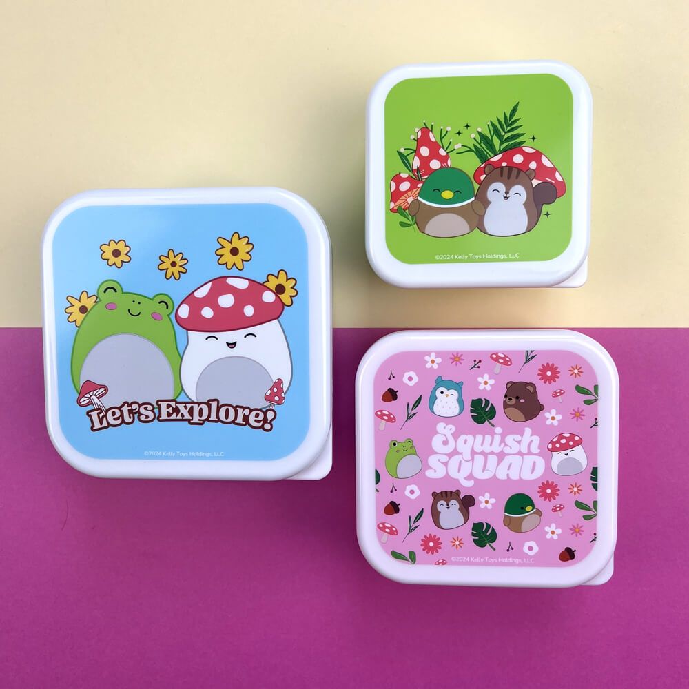 SQUISHMALLOWS COTTAGE COLLECTION STORAGE POTS (3 ASST)