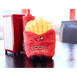 "Exercise Extra Fries" Plush French Fries