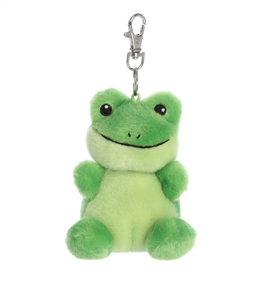 Palm Pal Clip On Key Ring ~ Ribbits Frog