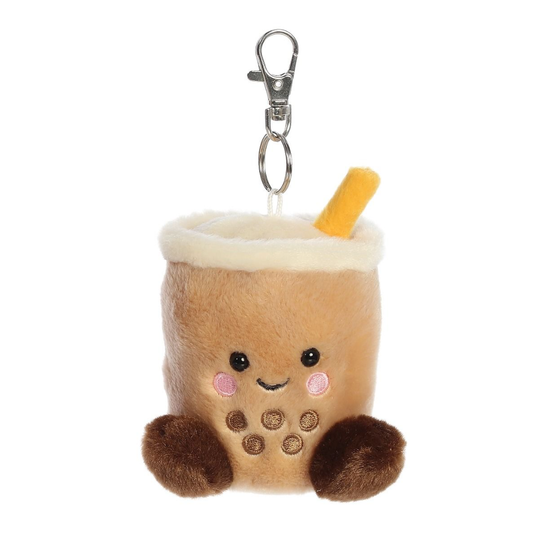 Palm Pal Clip On Key Ring ~ Milky Tea Boba
