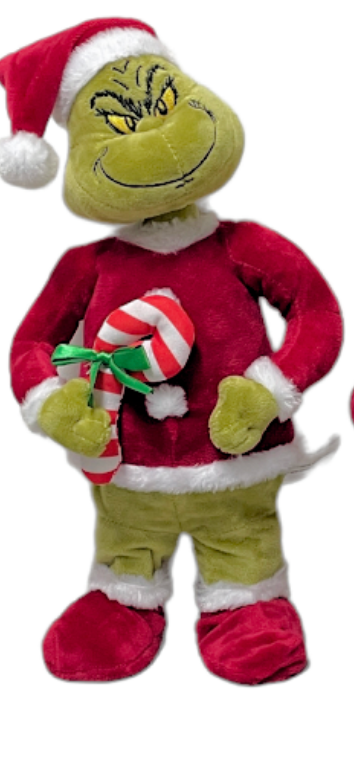 Animated Singing/Dancing Grinch Small Side Stepper 32cm