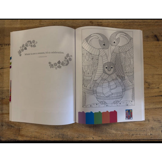 Winter Wonderland Colouring Book