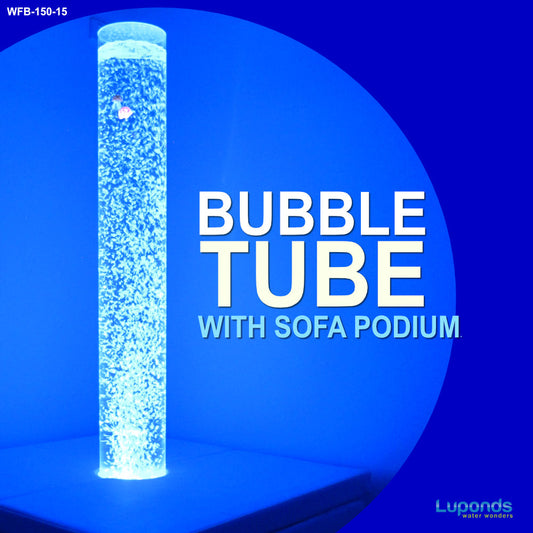 150cm Sensory Bubble Tube with Sofa Podium