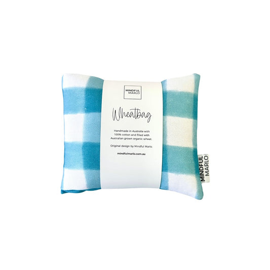 WHEATBAG - OCEAN GINGHAM ~ Caring For Carers