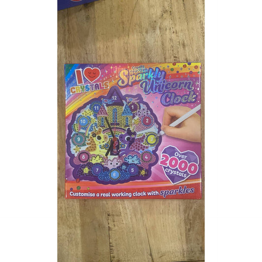 Make your own sparkly clocks