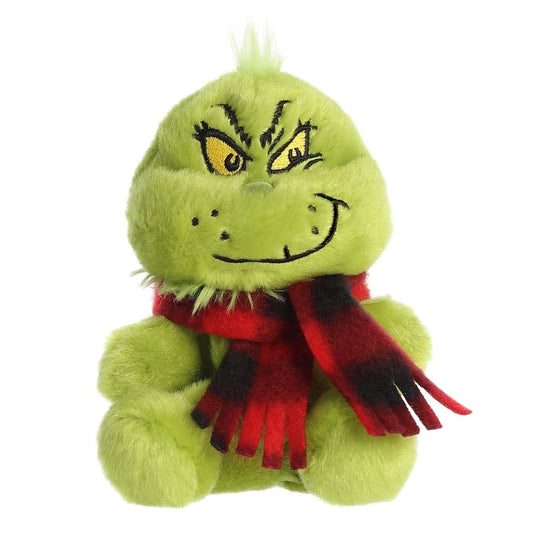 Palm Pal ~ Mini Bean Bag ~ Grinch Christmas Scarf
