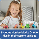 Numberblocks® Mini Vehicles, Set of 5