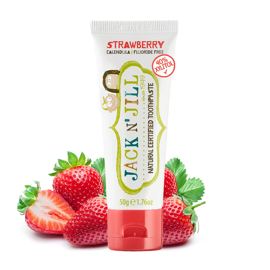 Jack N' Jill Natural Certified Toothpaste Strawberry 50g