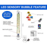 Sensory Bubble Tube with fish ~ 180cm