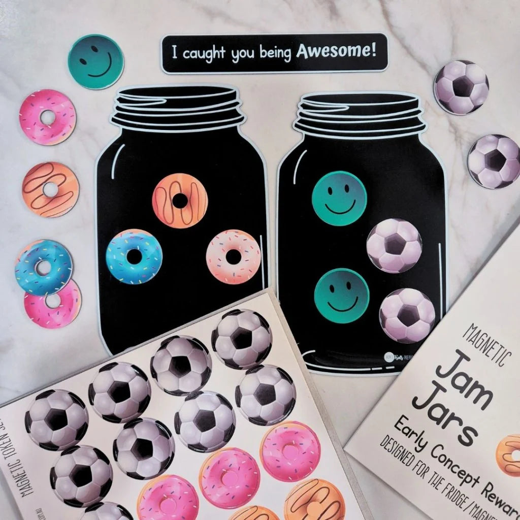 Magnetic Jam Jars - Reward Chart for Kids