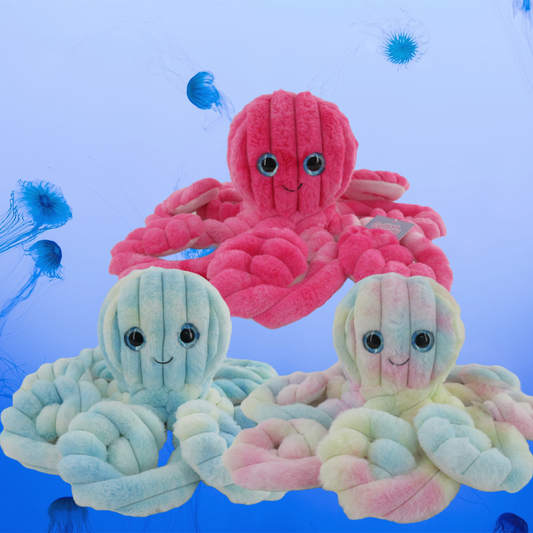 Tie-Dyed Plush Octopus