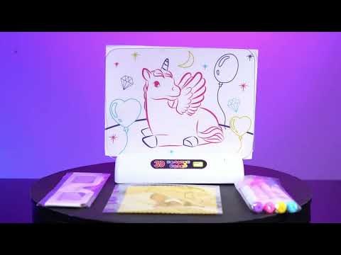 Unicorn Kingdom's 3D Illuminate Drawing Board