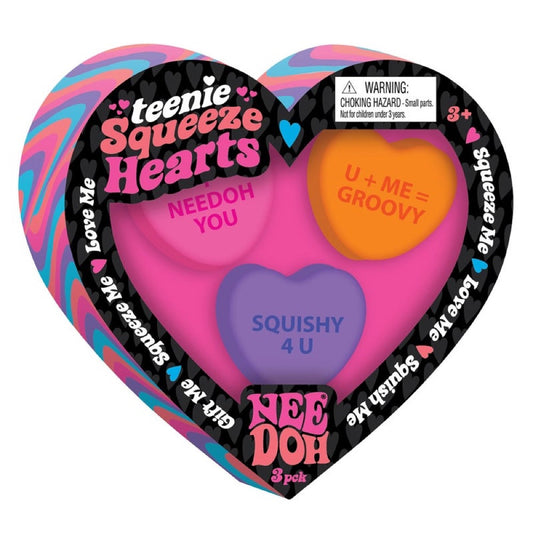 NeeDoh Teenie Squeeze Hearts