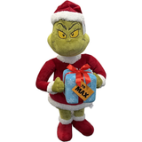 Dr Seuss Door greeter GRINCH with gift