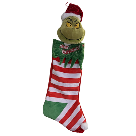 Animated Singing GRINCH Stocking