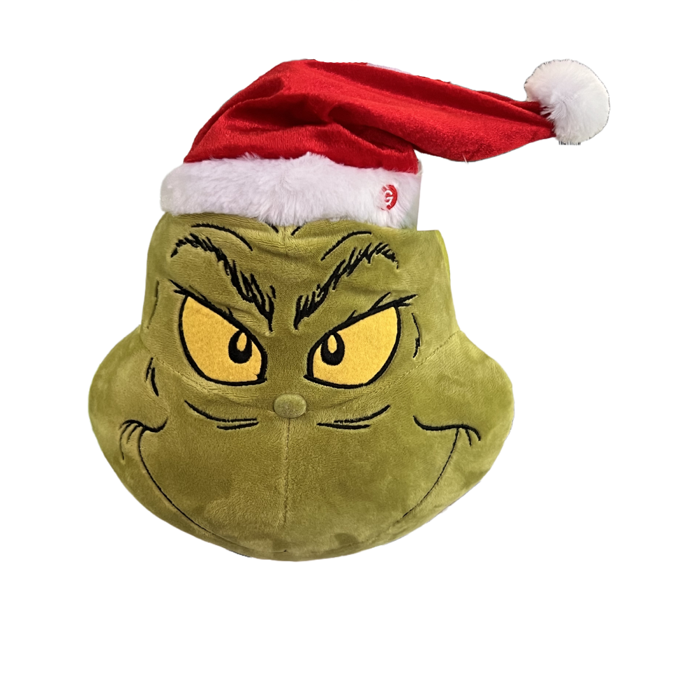 Animated Singing Hanging GRINCH Head