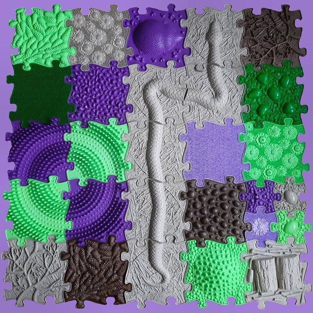 Snake Sensory Playmat Set  ~ 6 piece
