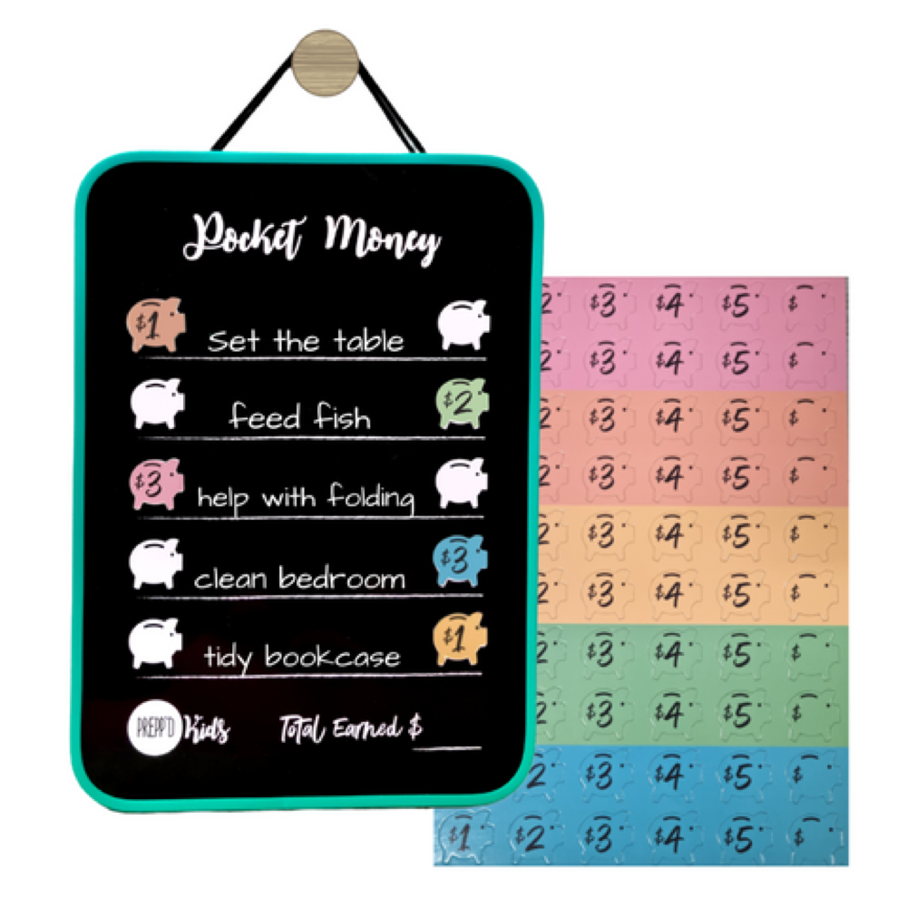 Pocket Money Chart (A4 Hanging)