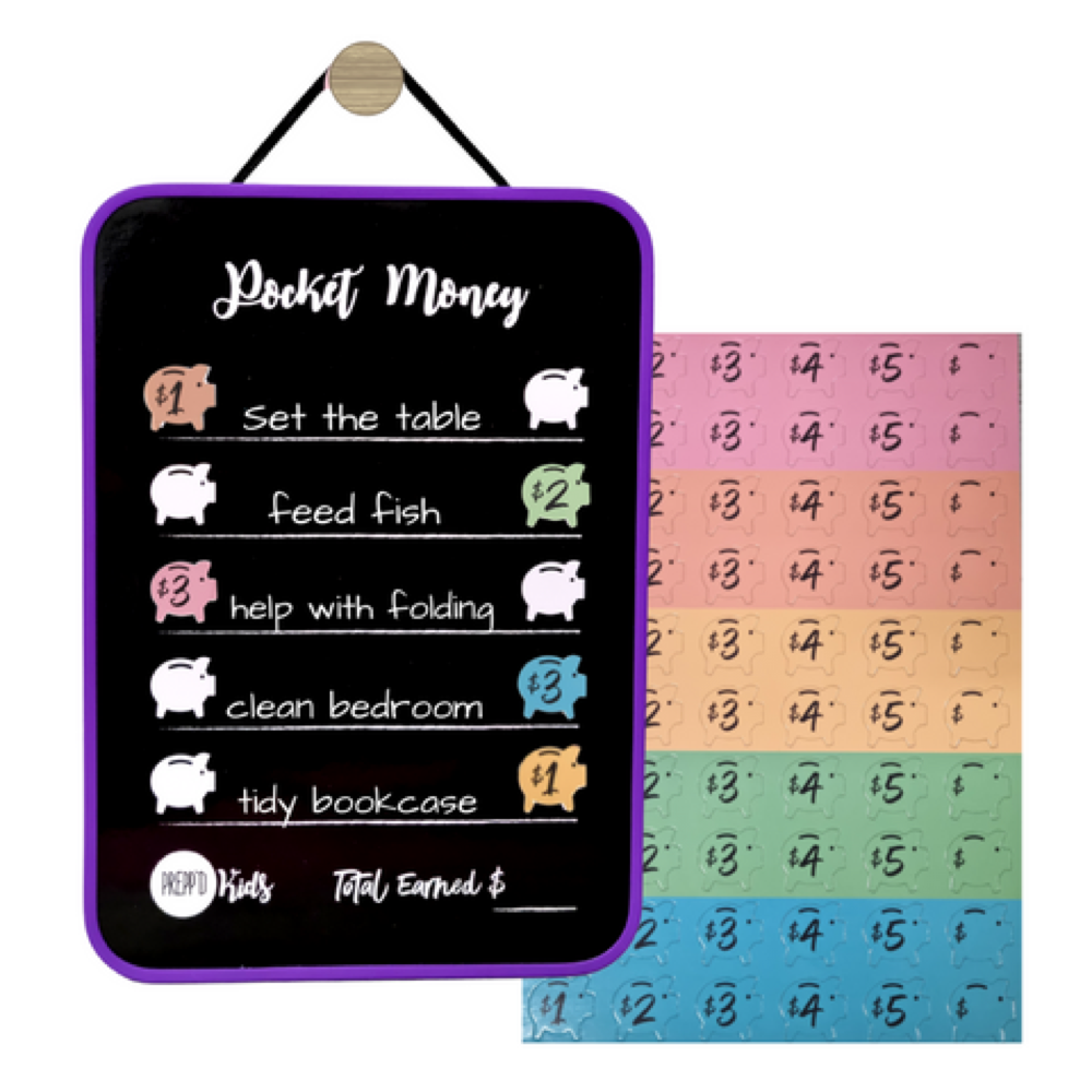 Pocket Money Chart (A4 Hanging)