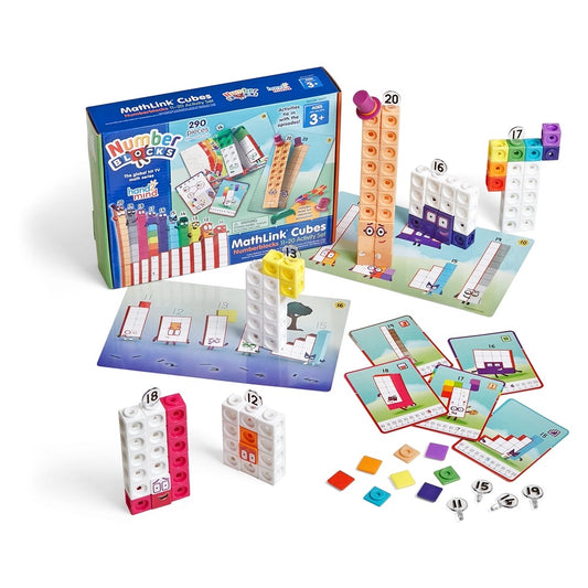 Numberblocks MathLink® Cubes 11-20 Activity Set ~155 blocks