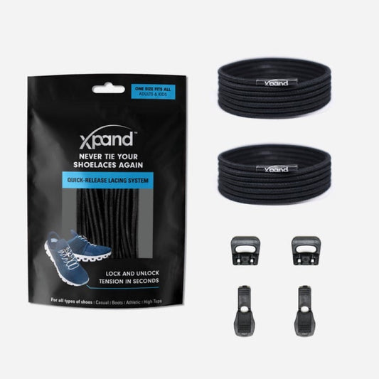 Xpand laces (round) ~ Quick-Release Lacing System