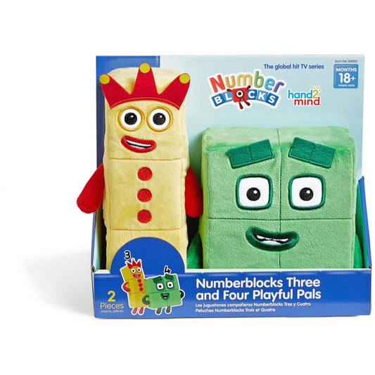 Numberblocks Three and Four Playful Pals