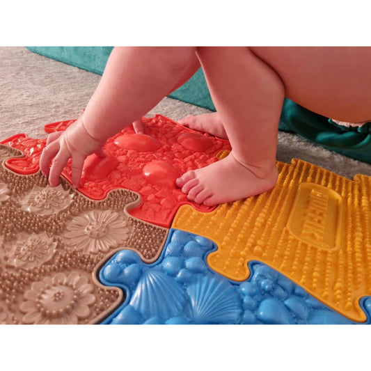 Tots Sensory Playmat Set ~ 6 Pieces ~ Perfect for babies & Toddlers