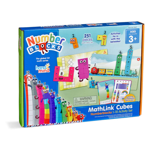 Numberblocks MathLink® Cubes 1–10 Activity Set. ~ 100 Blocks