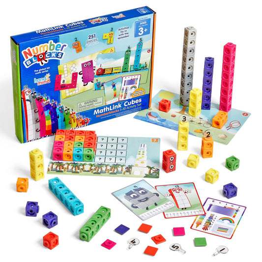 Numberblocks MathLink® Cubes 1–10 Activity Set. ~ 100 Blocks