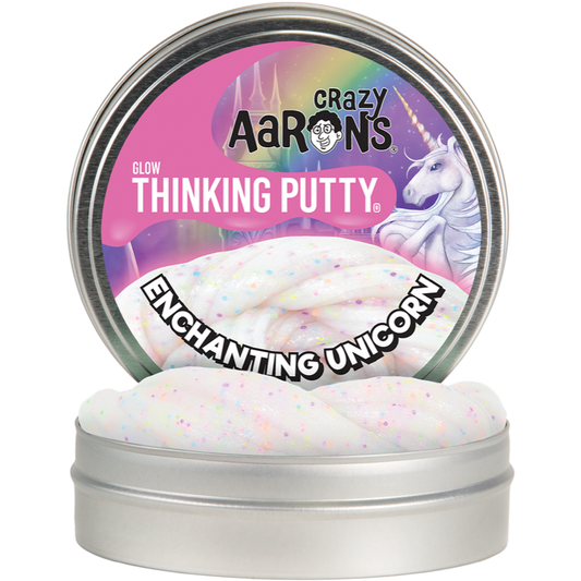 ENCHANTING UNICORN | GLOW THINKING PUTTY 4" TIN