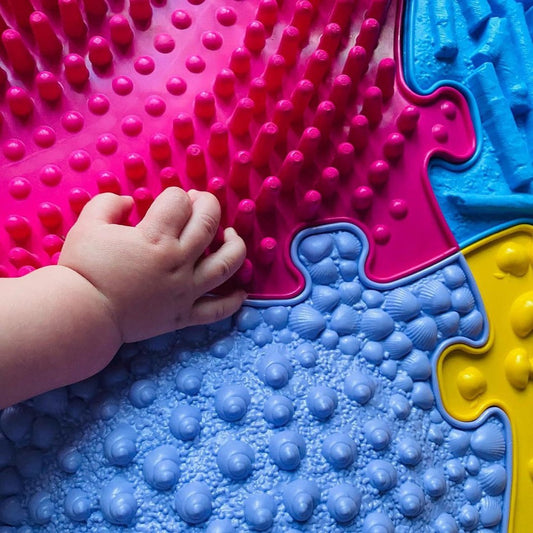 Rainbow Sensory Play Mat Set ~ 8 Pieces