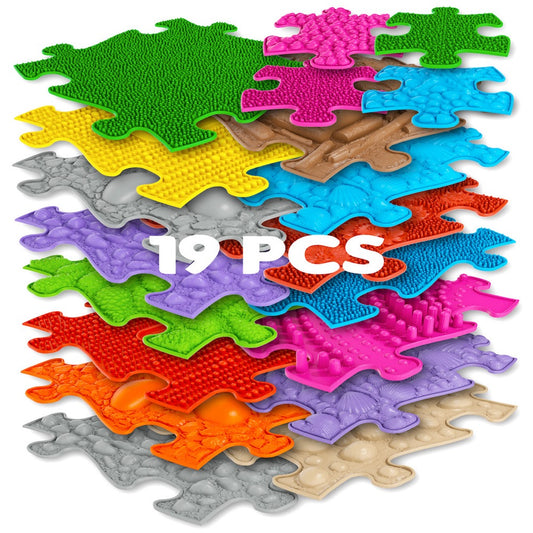 Extra Large Sensory Playmat Set ~ 19 Pieces