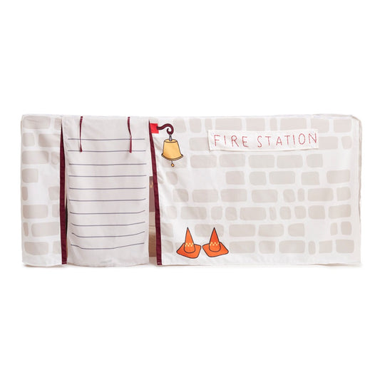 Fire Truck and Station Table Tent