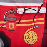 Fire Truck and Station Table Tent