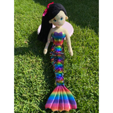 Large Flip Sequinned Mermaid  ~ Pink/ Blue/ Rainbow