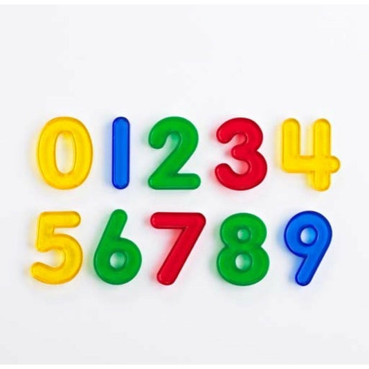 Transparent Numbers 10 Piece Set