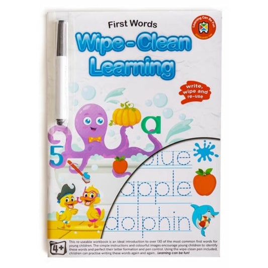 Wipe-Clean Learning First Words