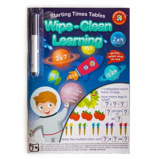 Wipe-Clean Learning Starting Times Tables