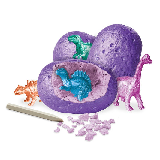 DIG IT UP! SHIMMER DINOSAURS - SINGLE CLAY EGG