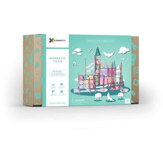 Connetix 106 Piece Pastel Ball Run Pack