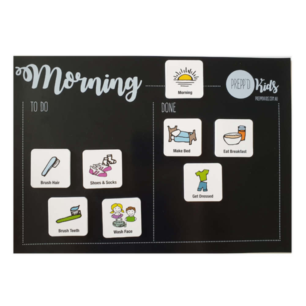 Magnetic Morning & Evening Routine Set (A4)