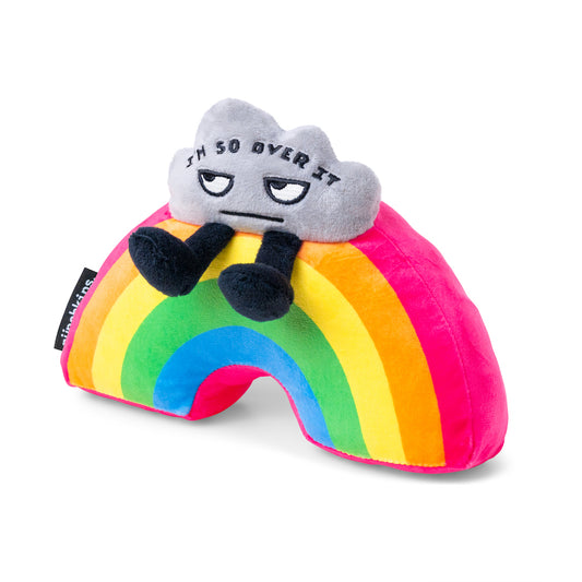 “I’m So Over It” Plush Rainbow