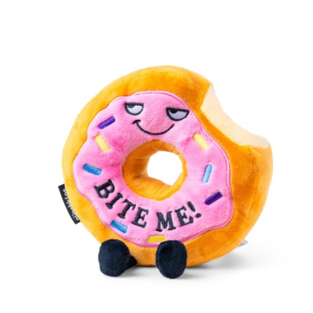 “Bite Me” Plush Donut