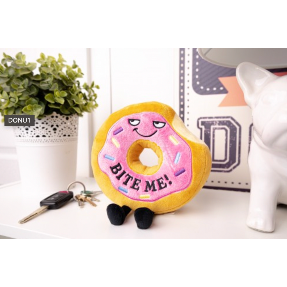 “Bite Me” Plush Donut