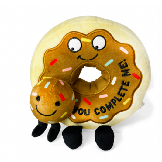 “You Complete Me!” Plush Donut