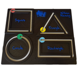 Finger & Pencil "SHAPES" Pre-Writing Board