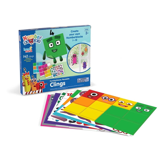 Numberblocks 1-10 Reusable Clings